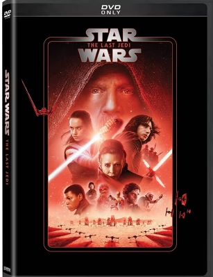 Star Wars: Episode VIII - The Last Jedi (2017) (2018 Re-issue)/Adam Driver, Daisy Ridley, and John Boyega@PG-13@DVD