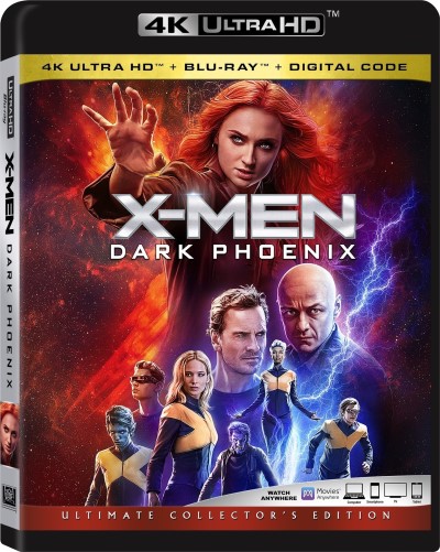 X-Men: Dark Phoenix/James McAvoy, Michael Fassbender, and Sophie Turner@PG-13@4K Ultra HD/Blu-ray