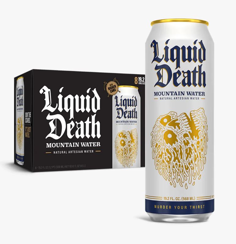 Water/Liquid Death - 19.2 Oz