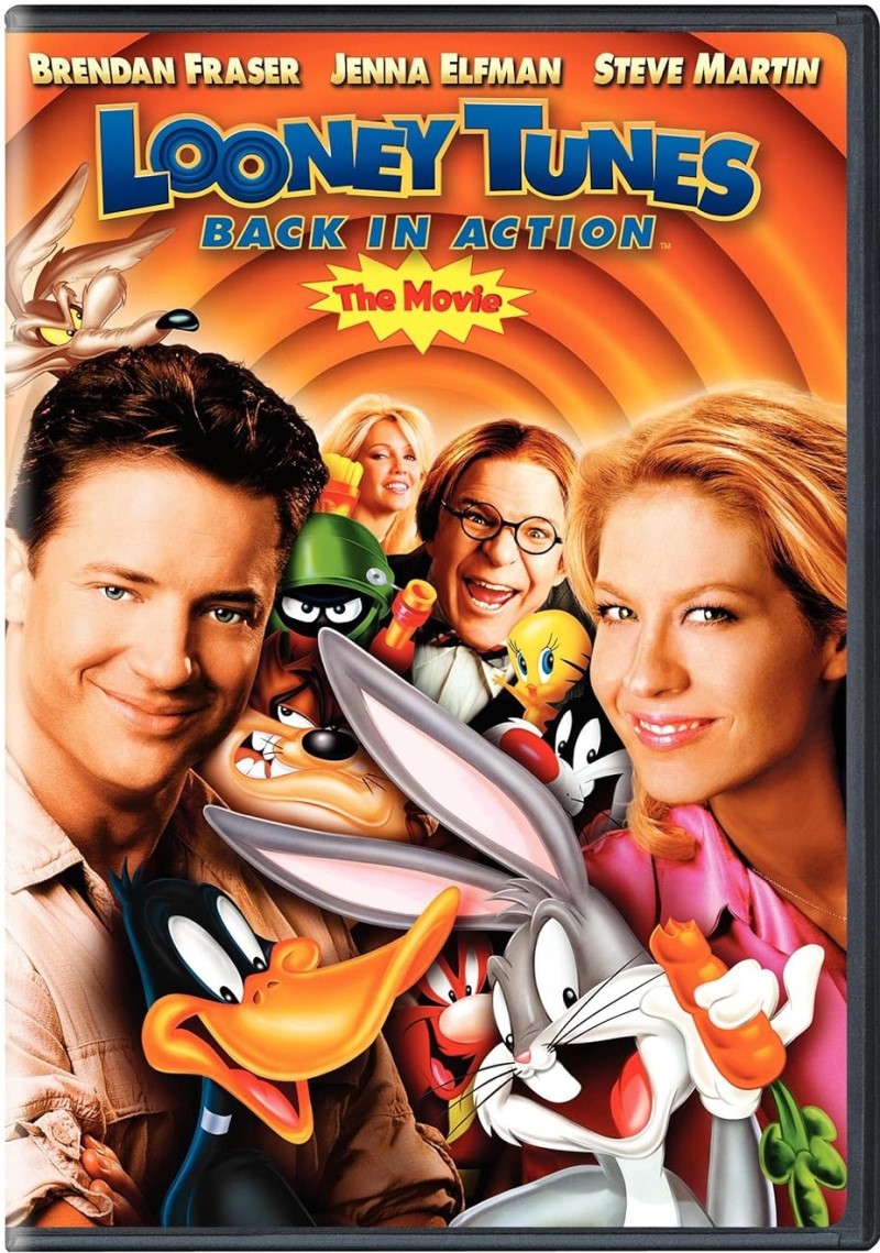Looney Tunes: Back in Action (2003)/Bugs Bunny, Brendan Fraser, and Jenna Elfman@PG@DVD