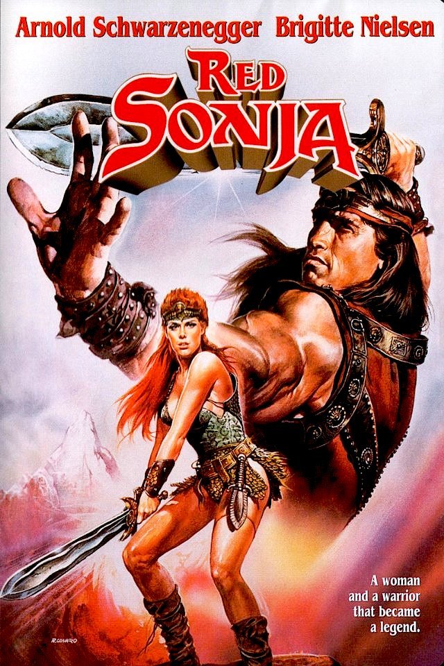 Red Sonja (1985)/Briggite Nielsen, Sandahl Bergman, and Arnold Schwarzenegger@PG-13@DVD