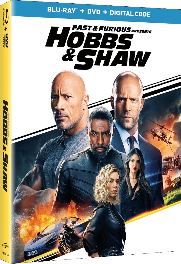 Fast & Furious Presents: Hobbs & Shaw (2019)/Dwayne "The Rock" Johnson, Jason Statham, and Idris Elba@PG-13@Blu-ray + DVD