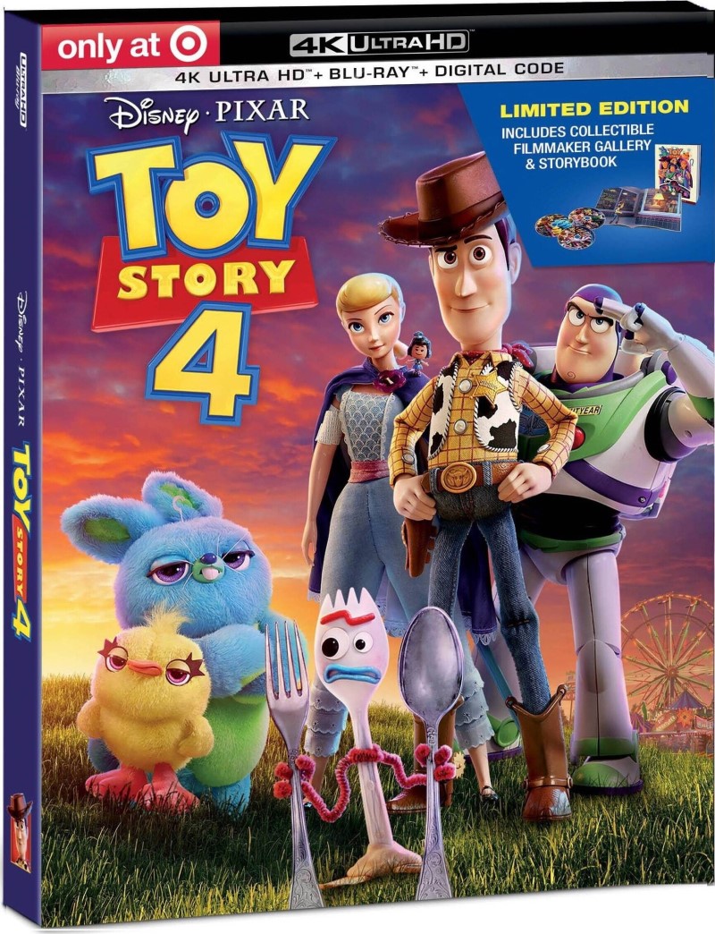 Toy Story 4 (2019) (DigiPack) (Target Exclsuive)/Tom Hanks, Tim Allen, and Annie Potts@G@4K Ultra HD + Blu-ray + Book