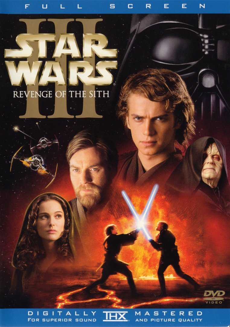 Star Wars: Episode III - Revenge of the Sith (2005) (Full Screen Edition)/Ewan McGregor, Natalie Portman, and Hayden Christensen@PG-13@DVD