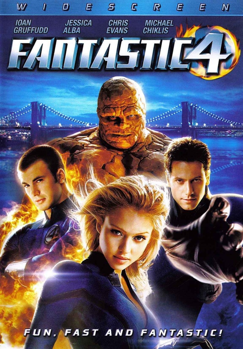 Fantastic Four (2005)/Ioan Gruffud, Jessica Alba, Chris Evans, and Michael Chiklis@PG-13@DVD