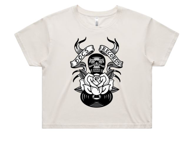 Docs Merch/Tattoo Logo Crop Top