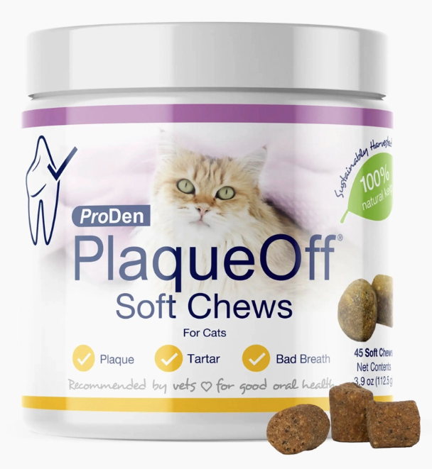 PlaqueOff Soft Chews for Cats