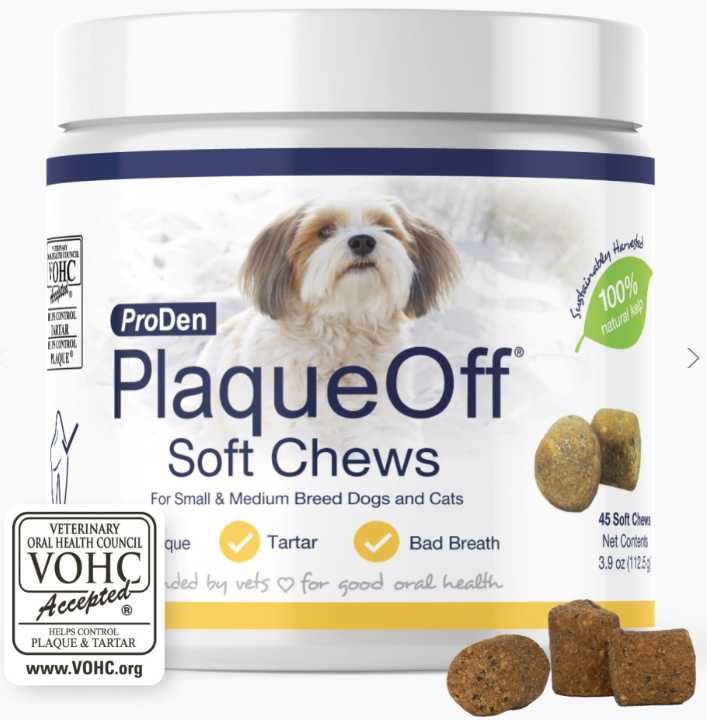 PlaqueOff Soft Chews, Small & Medium Dogs and Cats