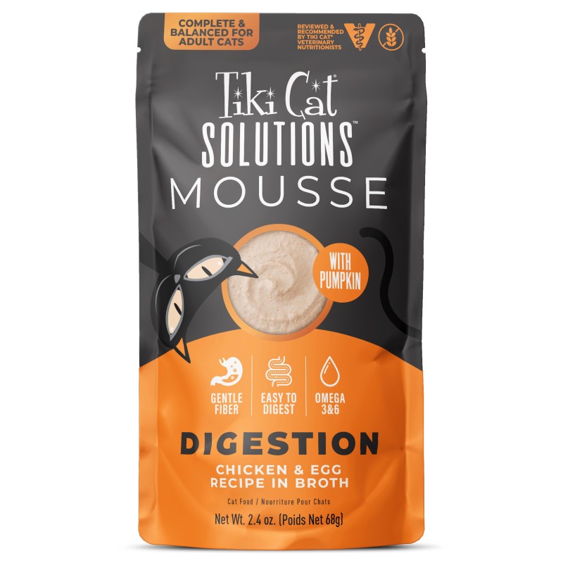 Tiki Cat Solutions Mousse, Digestion
