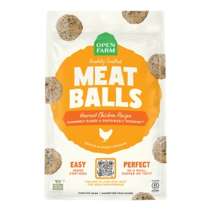 Open Farm Gently Cooked Harvest Chicken Freshly Crafted Meatballs for Dogs