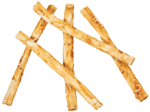 Nothin To Hide  - Rawhide Alternative Twist Sticks - Peanut Butter