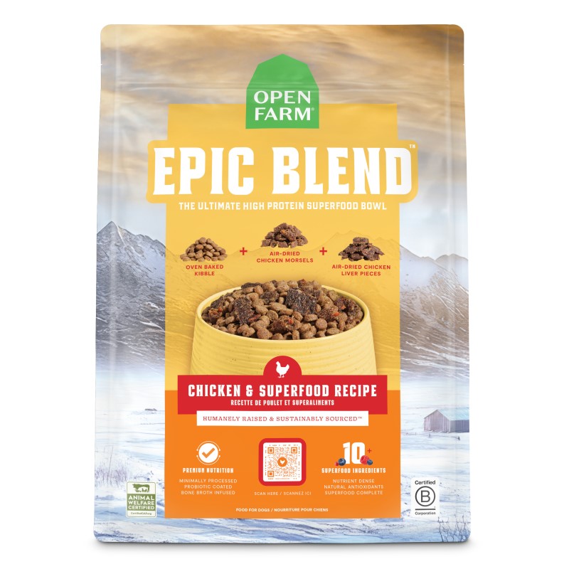 Open Farm-Epic Blend Chicken & Superfood Dry Dog Food