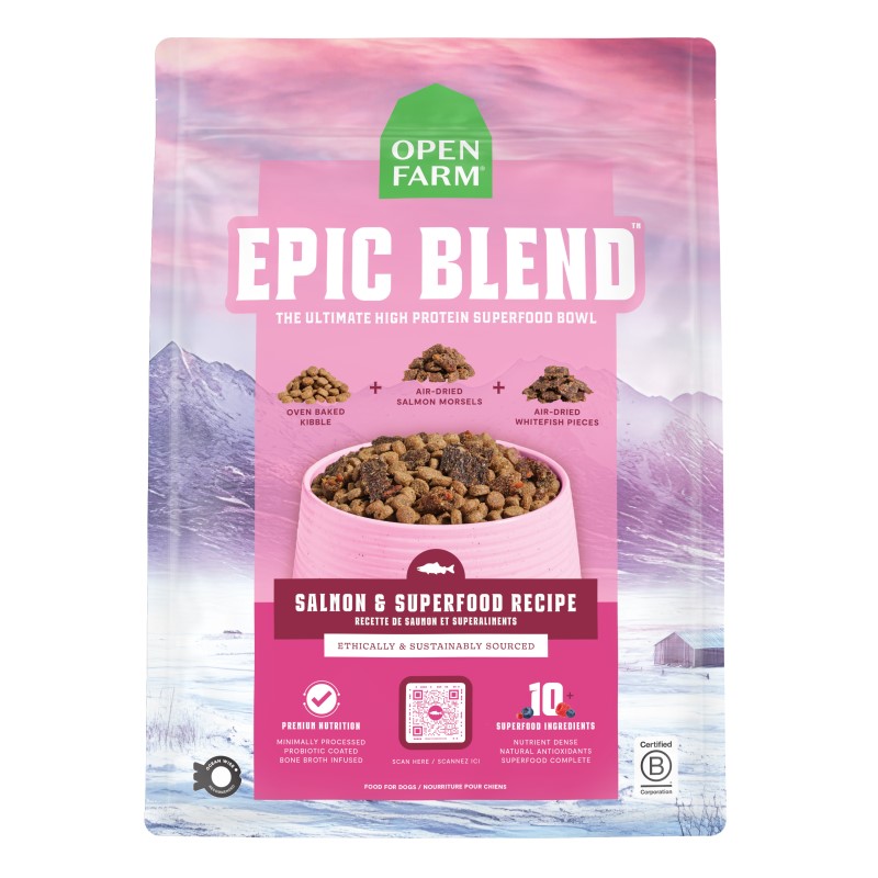 Open Farm-Epic Blend Salmon & Superfood Dry Dog Food