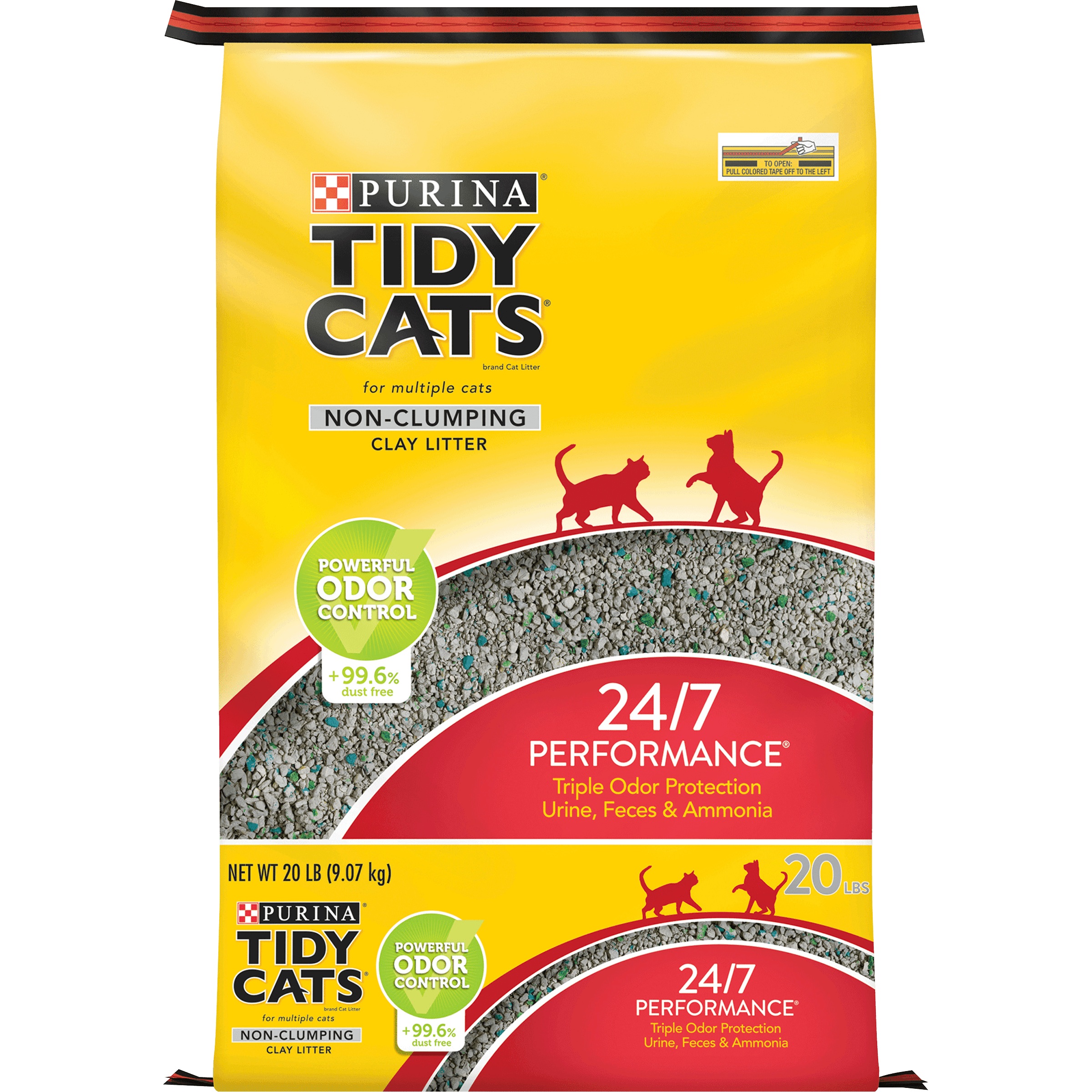 Tidy Cats-24/7 Performance - Long Lasting Odor Control Clay Cat Litter