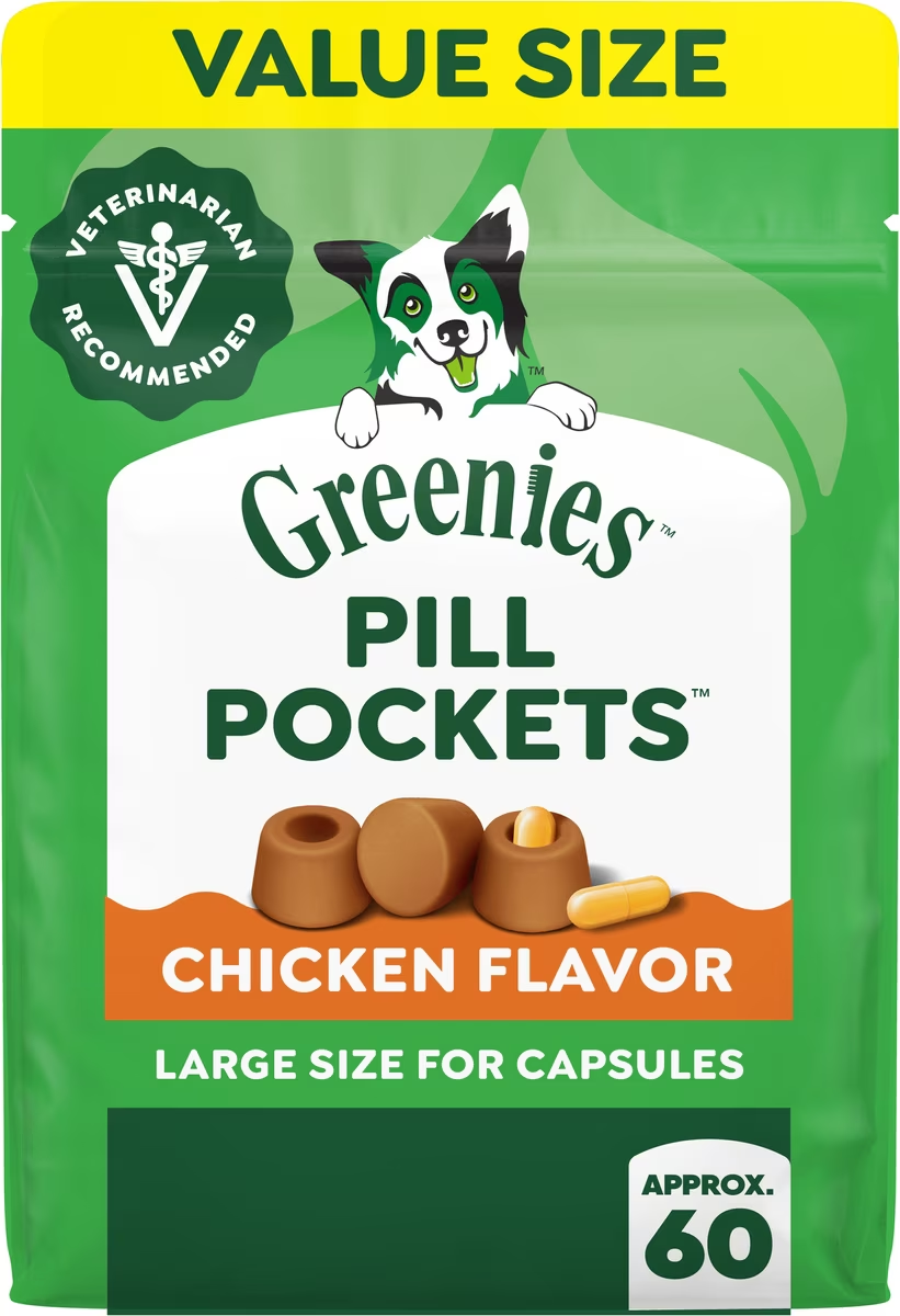 Greenies-Pill Pockets Canine Chicken Flavor Dog Treats