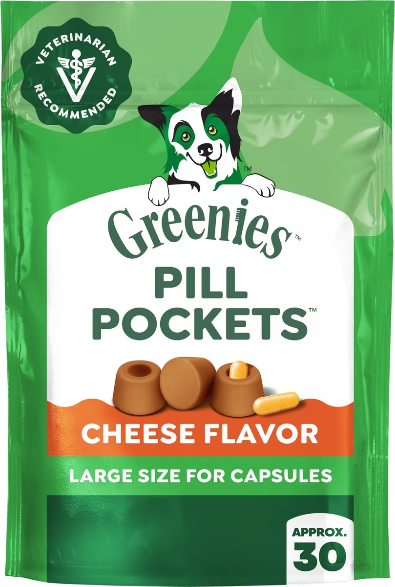 Greenies-Pill Pockets Cheese Flavor Dog Treats