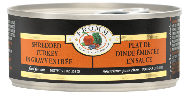 Fromm-Four-Star Grain-Free Shredded Turkey in Gravy Canned Cat Food