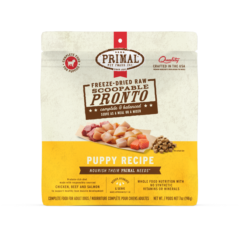 Primal-Pronto Puppy Recipe Freeze-Dried Raw Dog Food