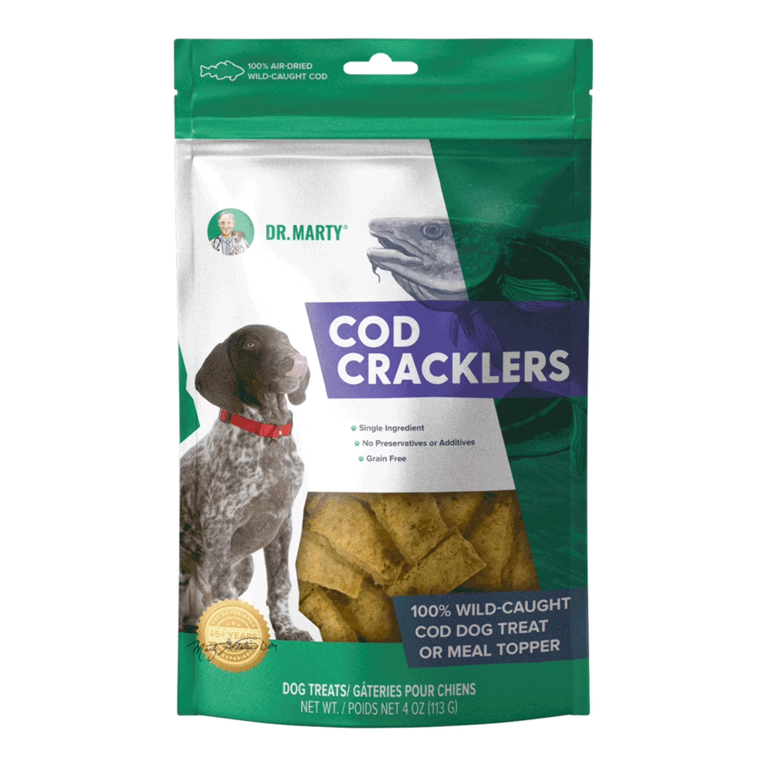 Dr. Marty-Cod Cracklers Air Dried Dog Treats