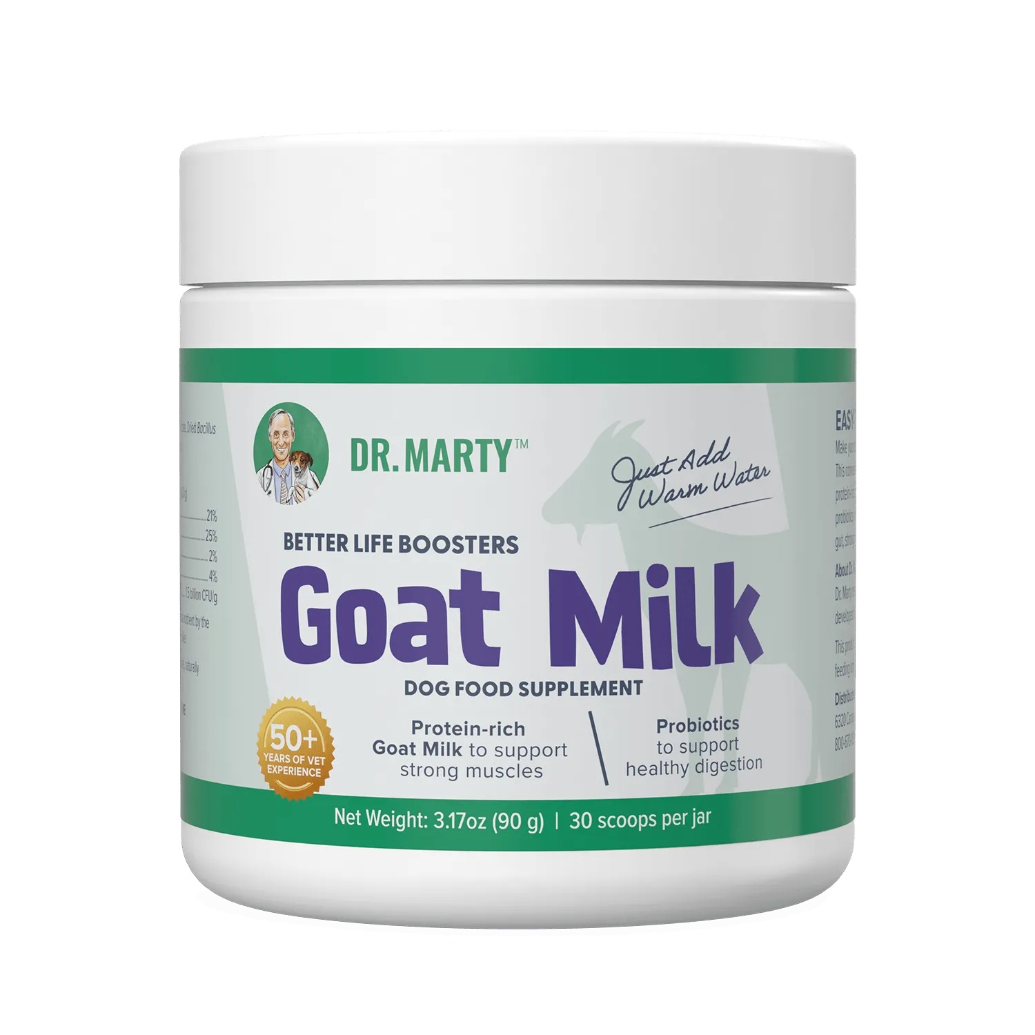 Dr. Marty-Better Life Boosters Goat Milk Powder Health Supplement for Dogs