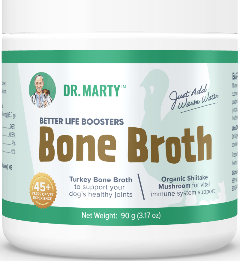 Dr. Marty-Better Life Boosters Bone Broth Powder Health Supplement for Dogs