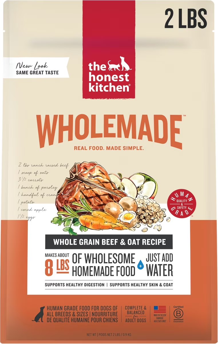 The Honest Kitchen-Whole Grain Beef Recipe Dehydrated Dog Food