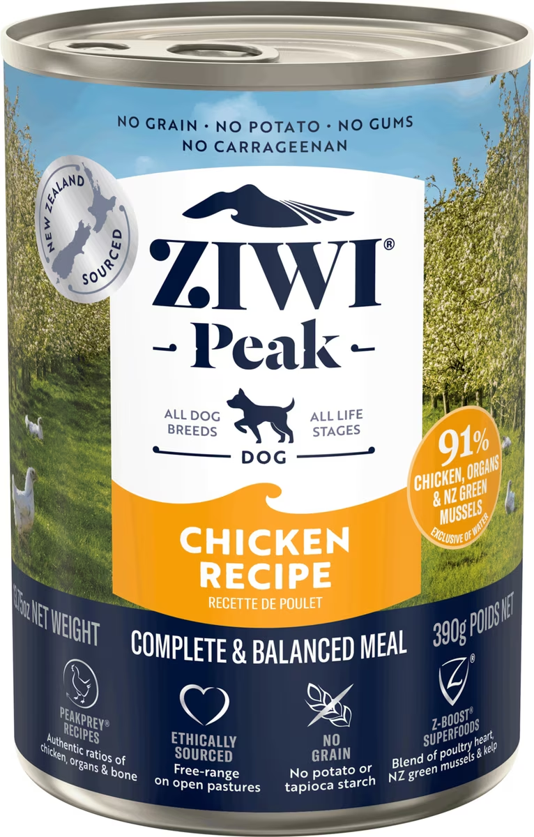 Ziwi Peak-Grain Free Free-Range Chicken Recipe Canned Dog Food