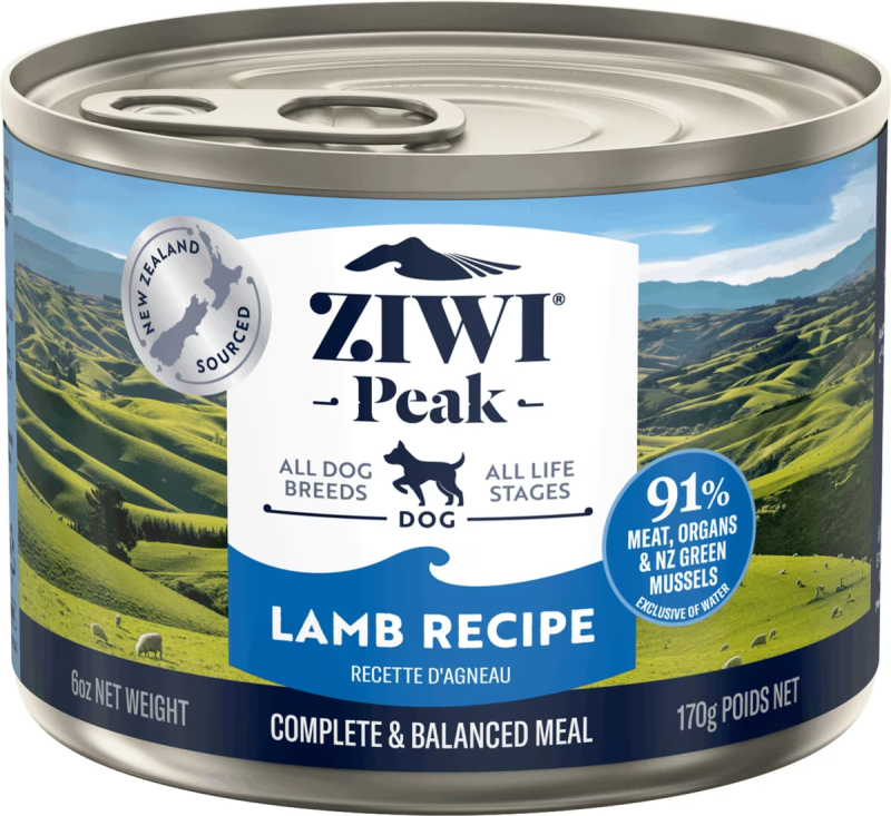 Ziwi Peak-Grain Free Lamb Recipe Canned Dog Food