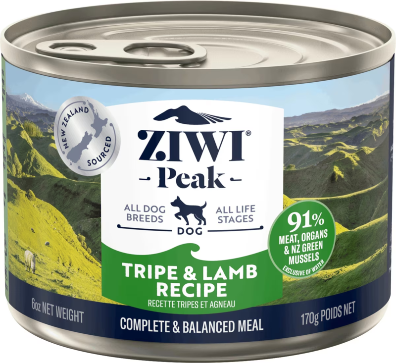 Ziwi Peak-Grain Free Tripe & Lamb Recipe Canned Dog Food
