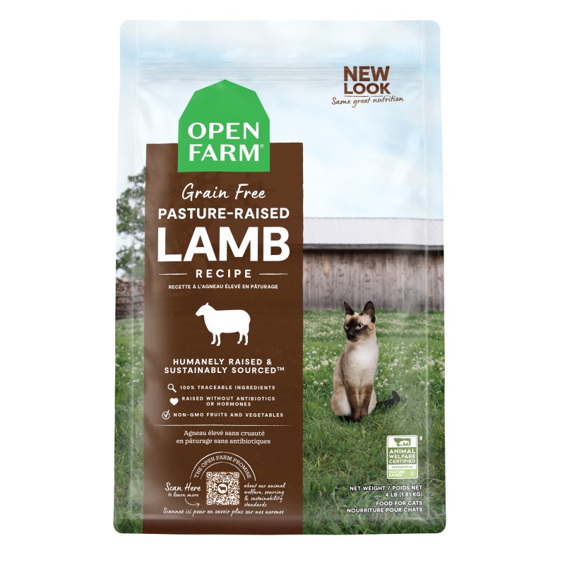 Open Farm-Grain Free Pasture Raised Lamb Recipe Dry Cat Food
