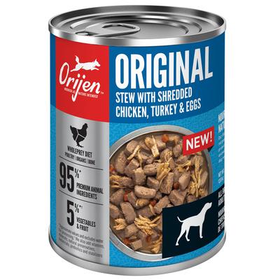 Orijen-Original Shredded Chicken Turkey & Eggs Canned Dog Food