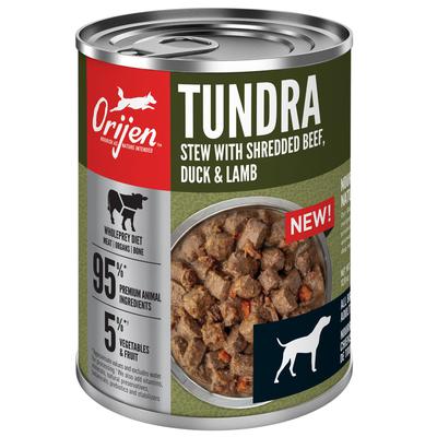 Orijen-Tundra Stew Recipe With Shredded Beef Duck & Lamb Canned Dog Food
