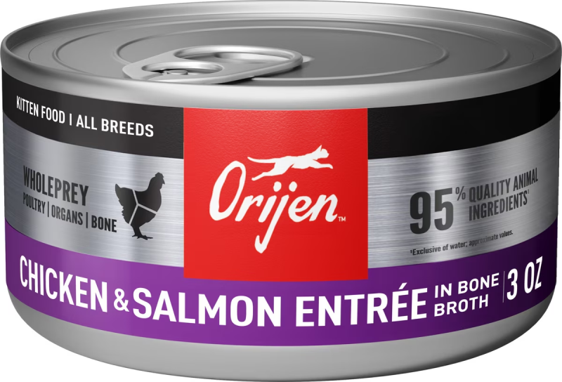 Orijen-Chicken & Salmon Recipe Canned Kitten Food