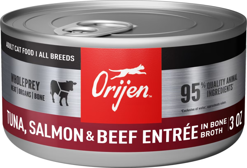Orijen-Tuna, Salmon & Beef Recipe Canned Cat Food