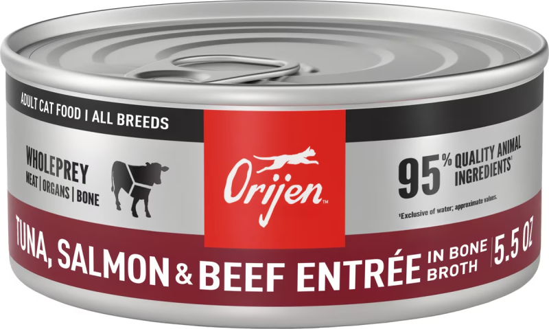 Orijen-Tuna, Salmon & Beef Recipe Canned Cat Food