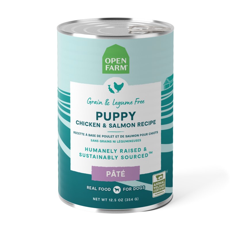 Open Farm-Grain Free Puppy Chicken & Salmon Pate Wet Dog Food