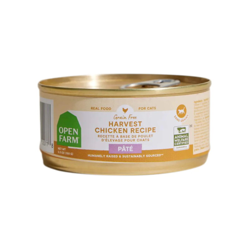 Open Farm-Grain Free Harvest Chicken Pate Wet Cat Food