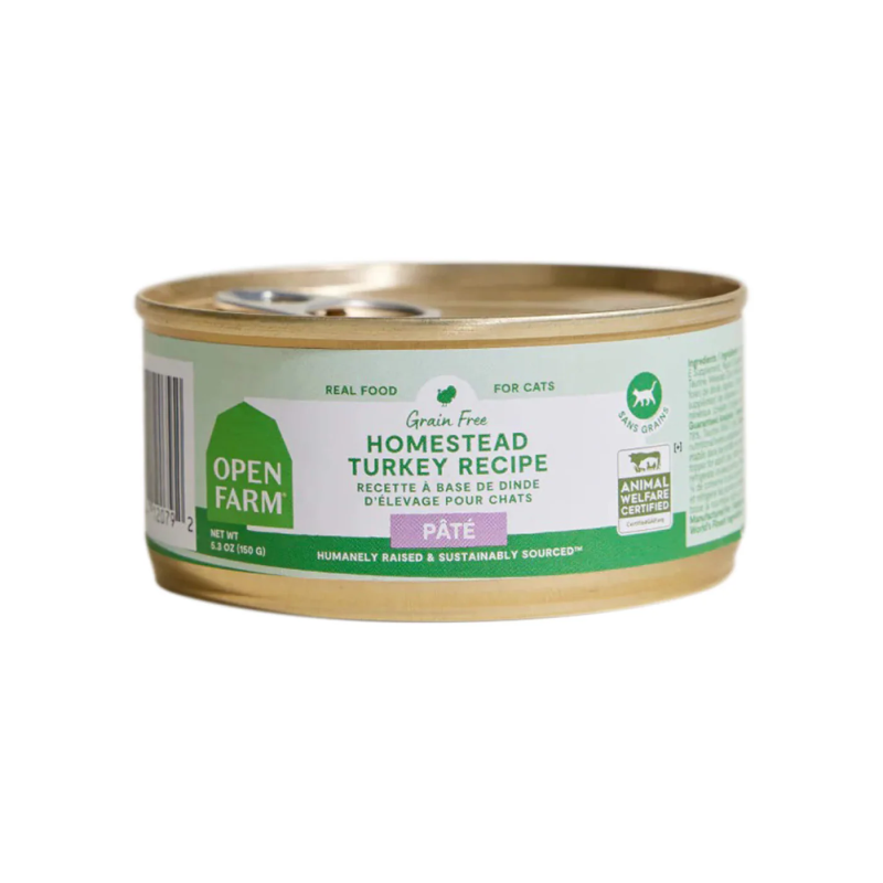 Open Farm-Grain Free Homestead Turkey Pate Wet Cat Food