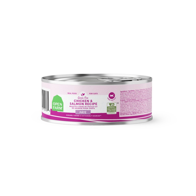 Open Farm-Grain Free Chicken & Salmon Pate Wet Cat Food