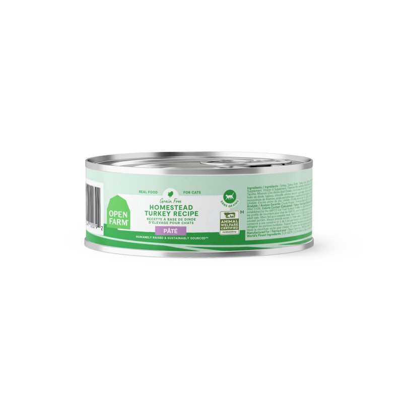 Open Farm-Grain Free Homestead Turkey Pate Wet Cat Food