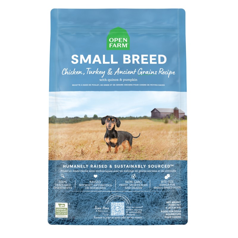 Open Farm-Ancient Grains Small Breed Chicken and Turkey Recipe Dog Food