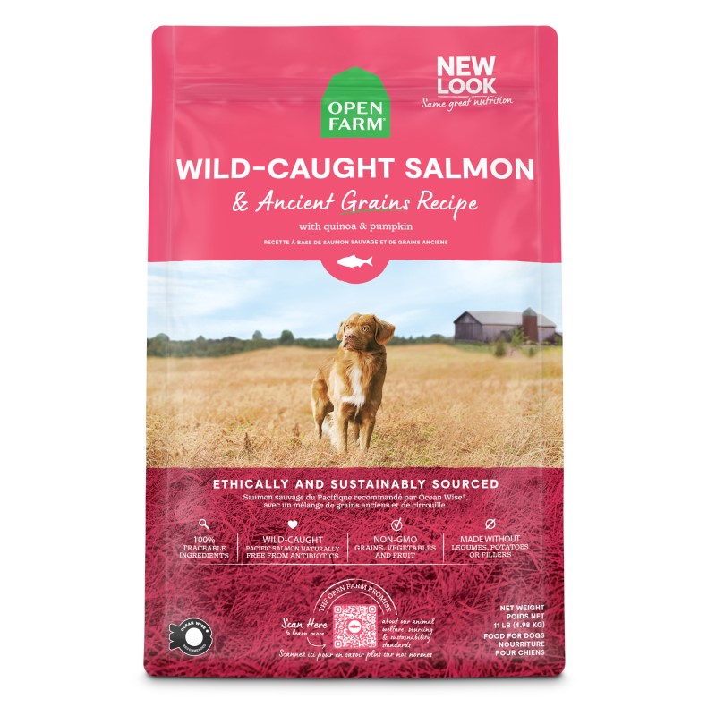 Open Farm-Wild Caught Salmon & Ancient Grains Dry Dog Food