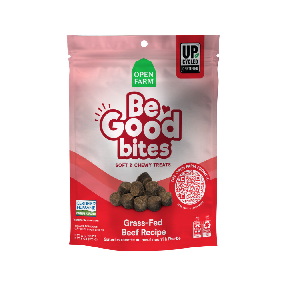 Open Farm-Be Good Bites Grass-Fed Beef Dog Treats