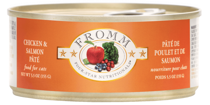 Fromm-Four-Star Grain-Free Chicken & Salmon Pate for Cats