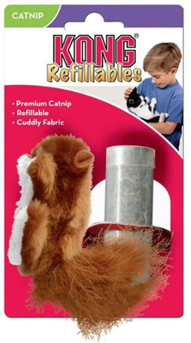 KONG-Refillable Catnip Squirrel