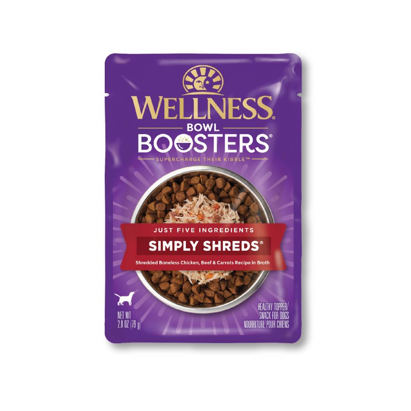 Wellness-CORE Simply Shreds Chicken Beef & Carrots Dog Food Topper