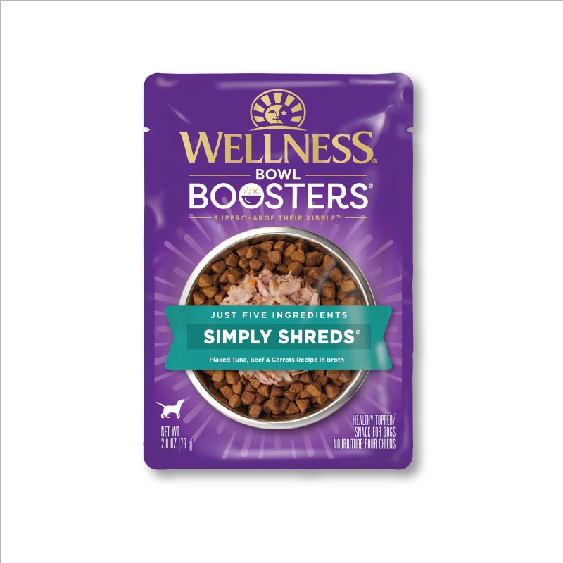 Wellness-CORE Simply Shreds Tuna Beef & Carrots In Broth Dog Food Topper