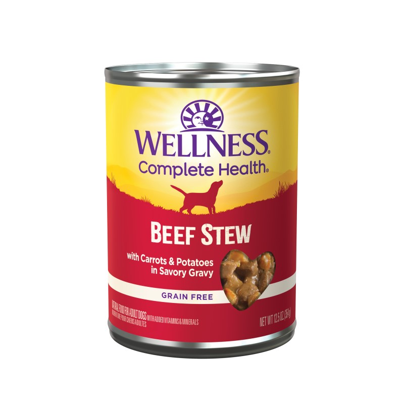 Wellness-Grain Free Natural Beef Stew with Carrots & Potato Wet Canned Dog Food