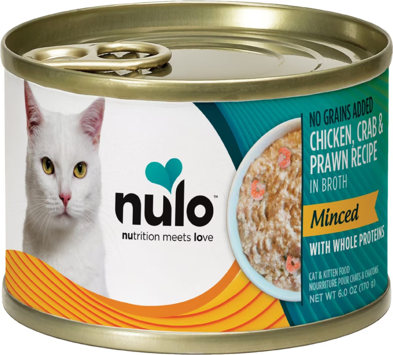 Nulo-Minced Chicken, Crab & Prawn Recipe Canned Cat & Kitten Food