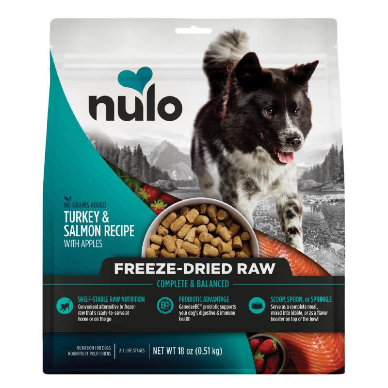 Nulo-Freestyle Grain Free Salmon & Turkey with Strawberries Freeze-Dried Raw Dog Food
